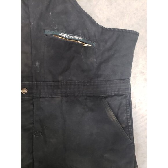 Key Apparel Outawear Insulated Duck Bib Overalls Black XL Regular Style 278.01 - Picture 5 of 16